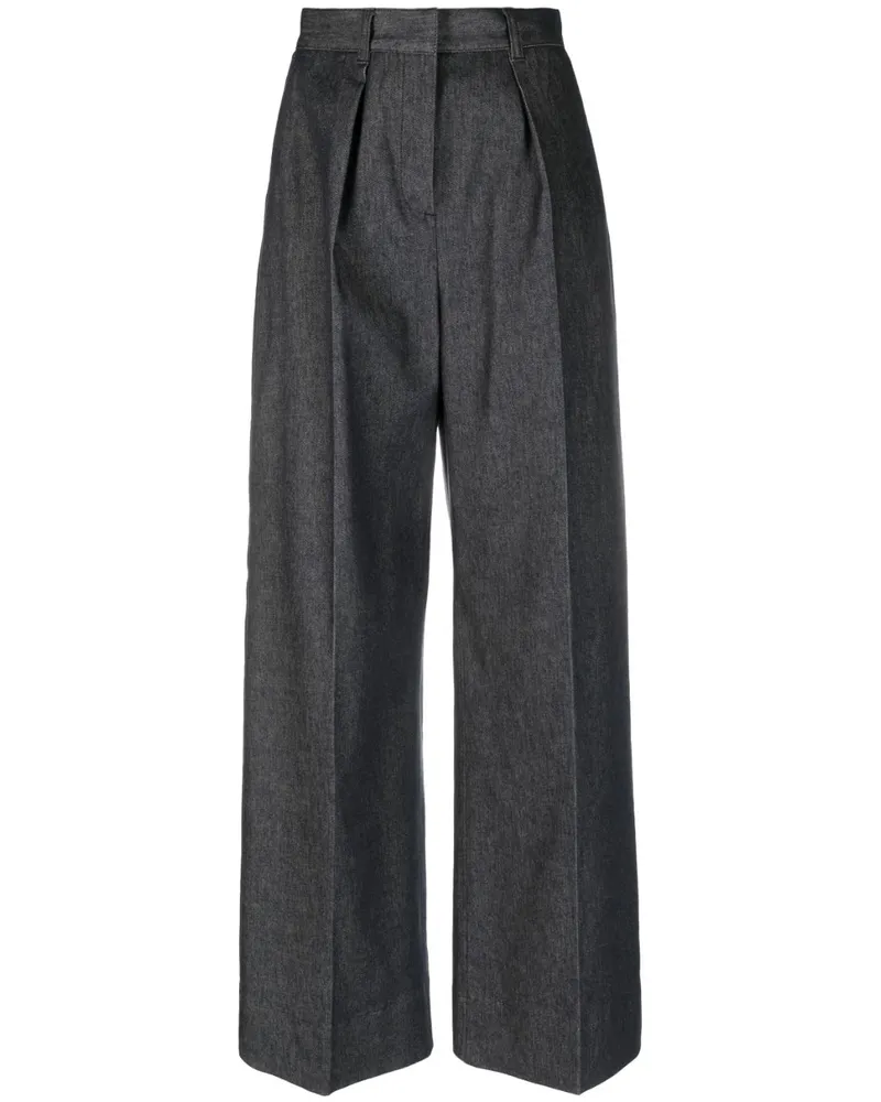 Karl Lagerfeld x Amber Valletta Bootcut-Jeans - Blau Blau