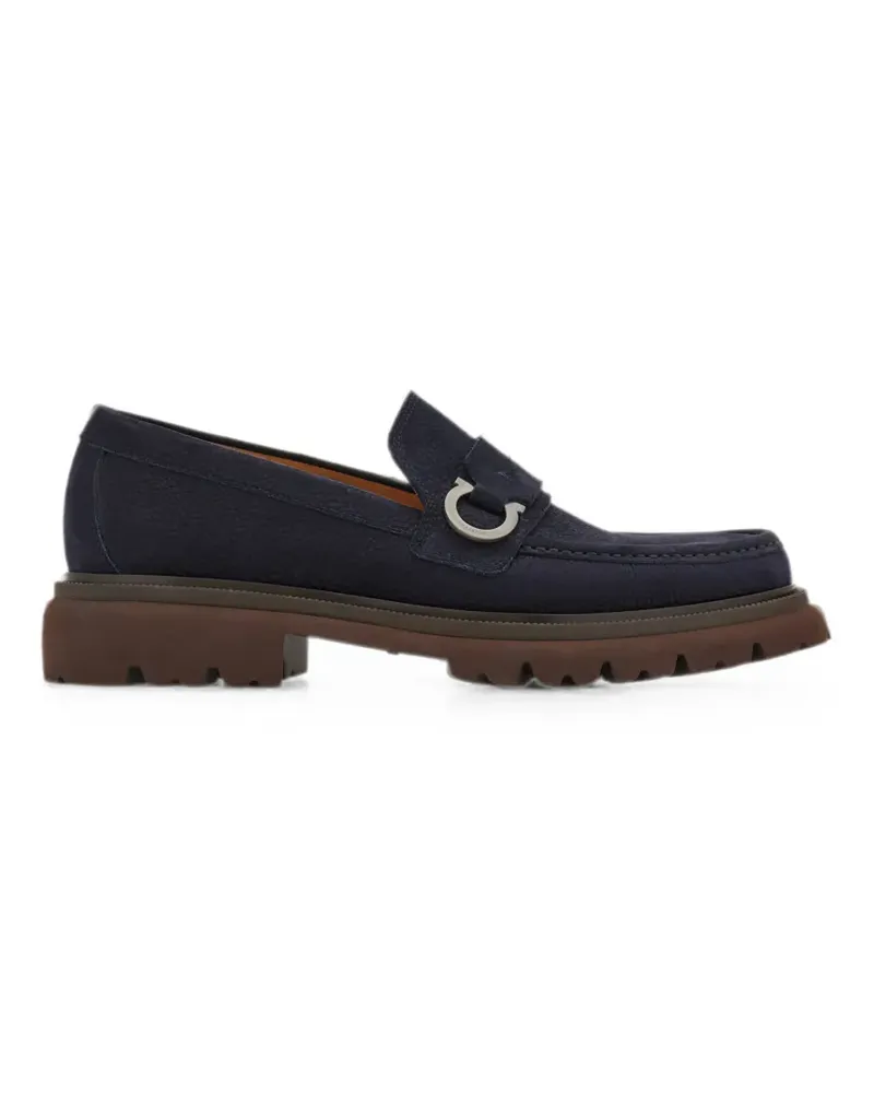 Ferragamo Loafer mit Gancini-Verzierung - Blau Blau
