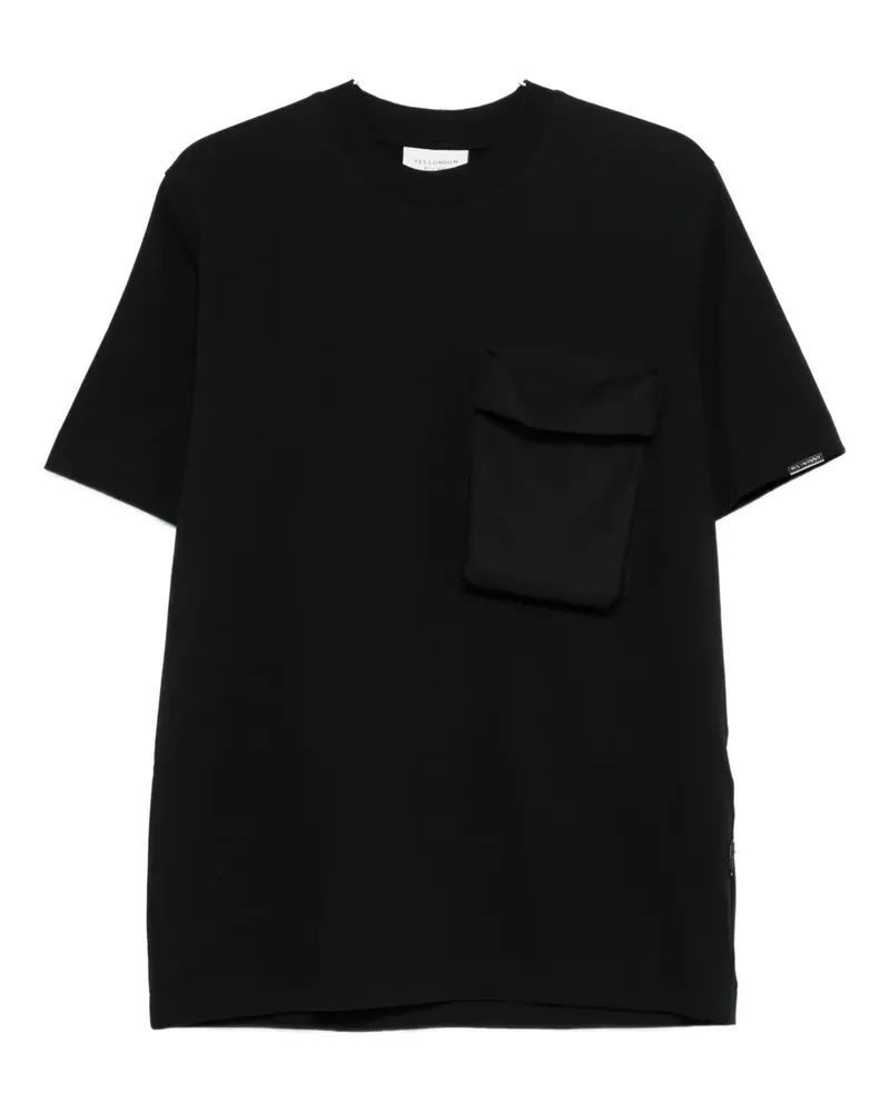 Yes London cotton T-shirt - Schwarz Schwarz