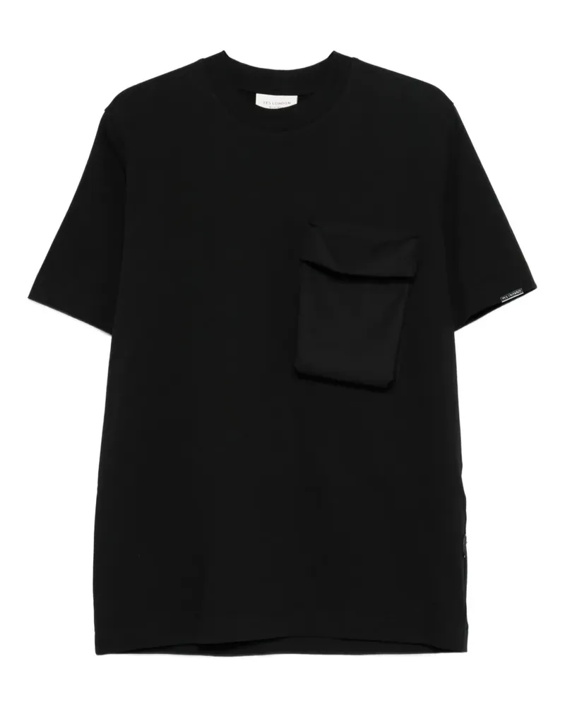 Yes London cotton T-shirt - Schwarz Schwarz