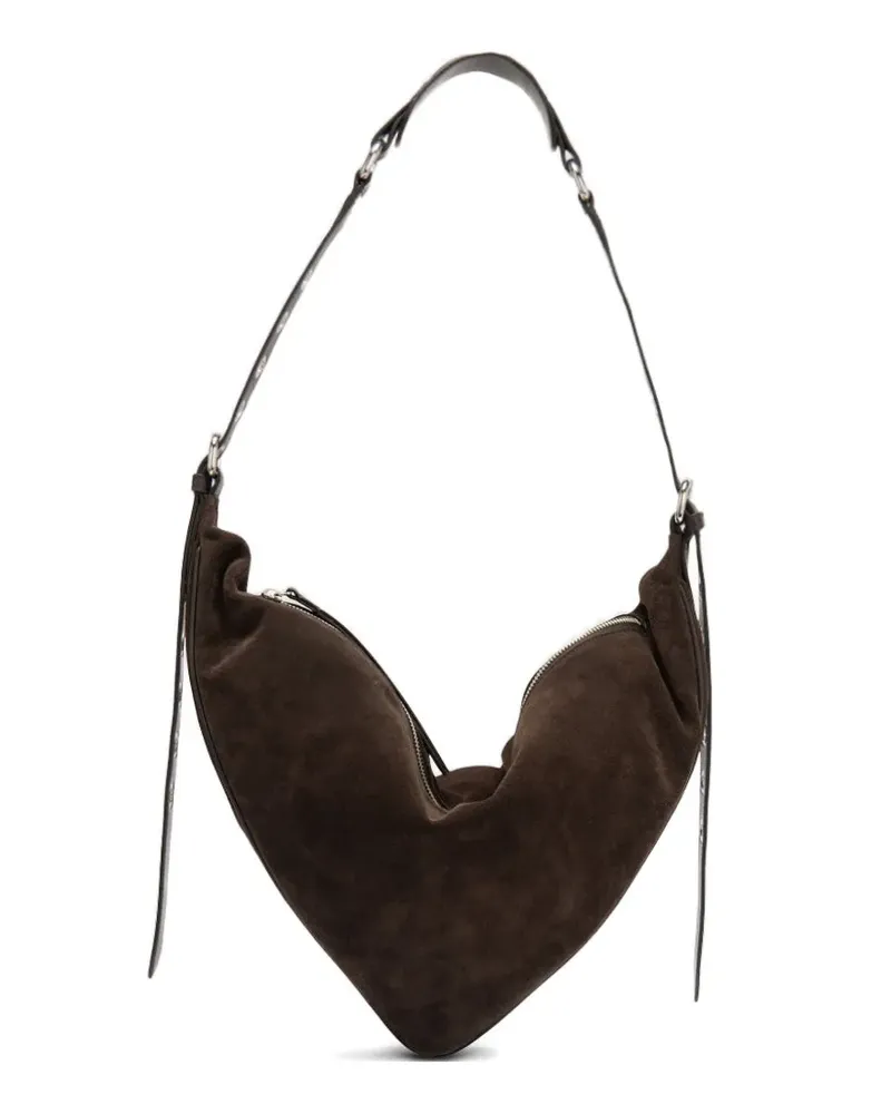 by FAR Trayana Umhängetasche mit dreieckigen, verstellbaren Trägern - Braun Braun