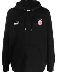 Puma Hoodie mit Logo-Print Schwarz