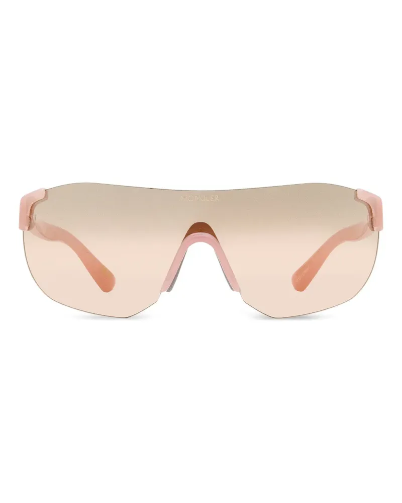 Moncler 272-K Sonnenbrille mit Logo - Rosa Rosa
