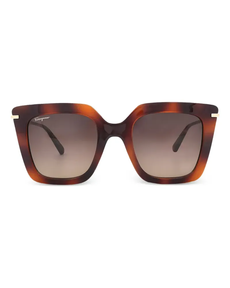 Ferragamo square-frame sunglasses - Braun Braun