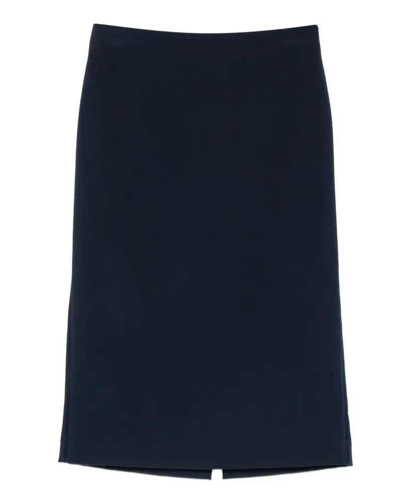 ottod’Ame Mittellanger Bleistiftrock - Blau Blau