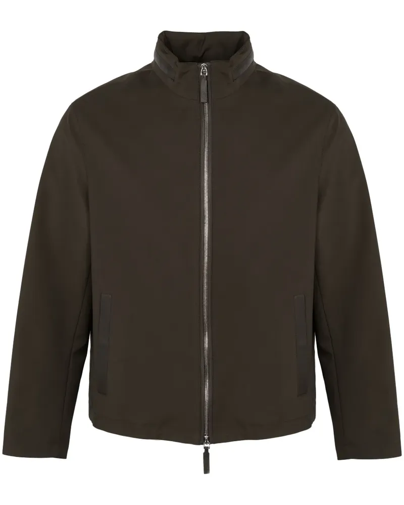 Yves Salomon Jacke mit Stehkragen - Braun Braun