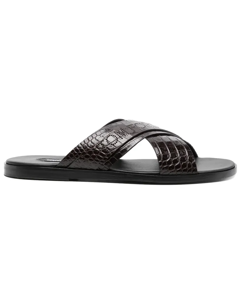 Tom Ford Sandalen aus Leder - Braun Braun