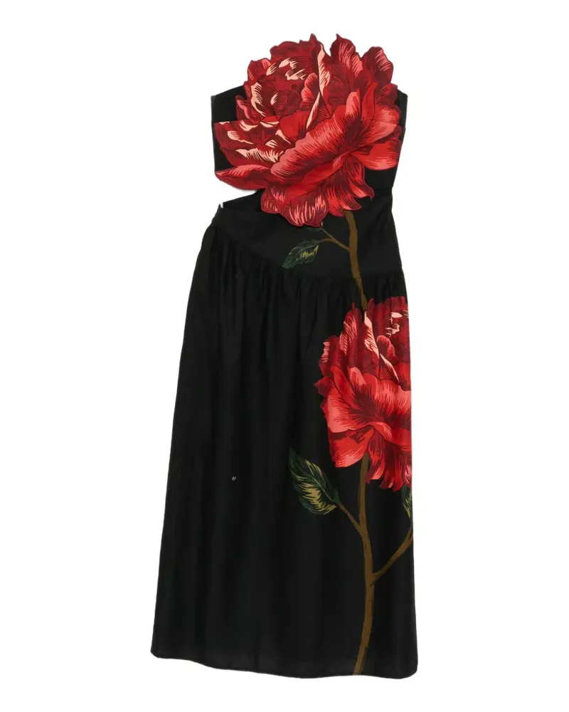 FARM Rio Rosalia Artisanal maxi dress - Schwarz Schwarz