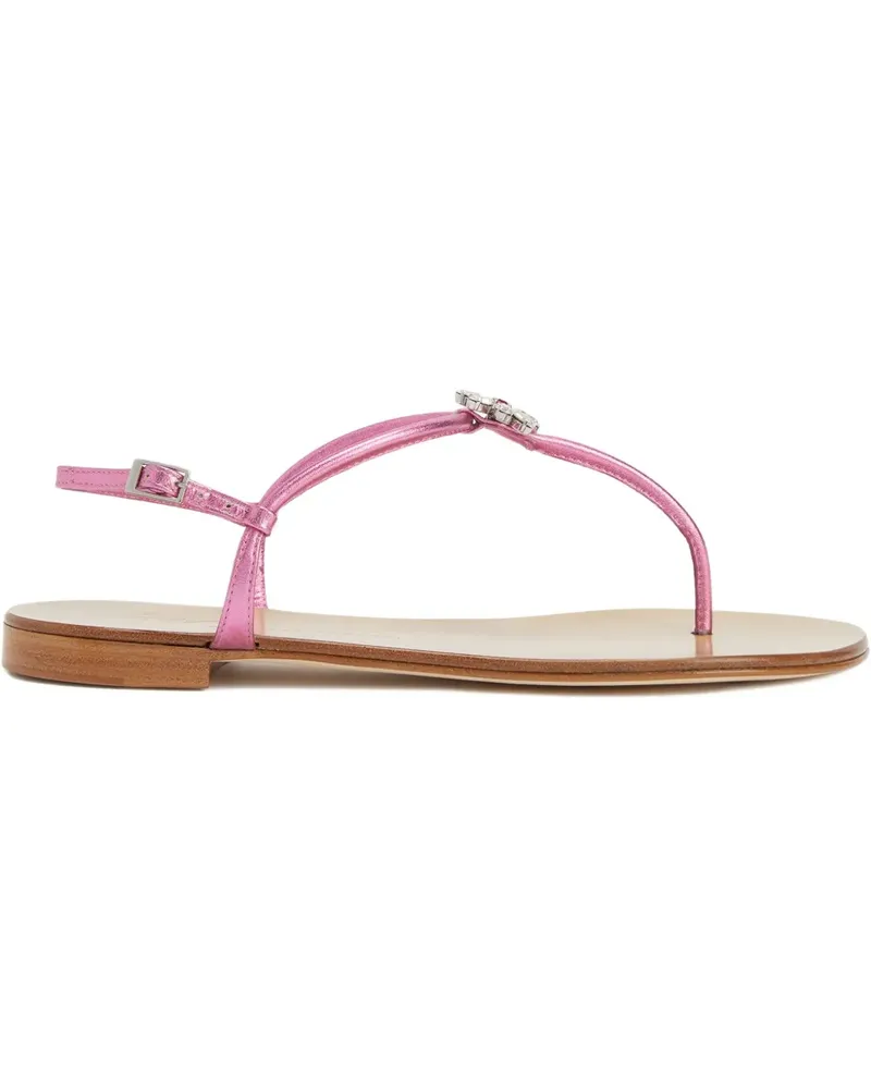 Giuseppe Zanotti Geltrude Sandalen mit Kristallen - Rosa Rosa