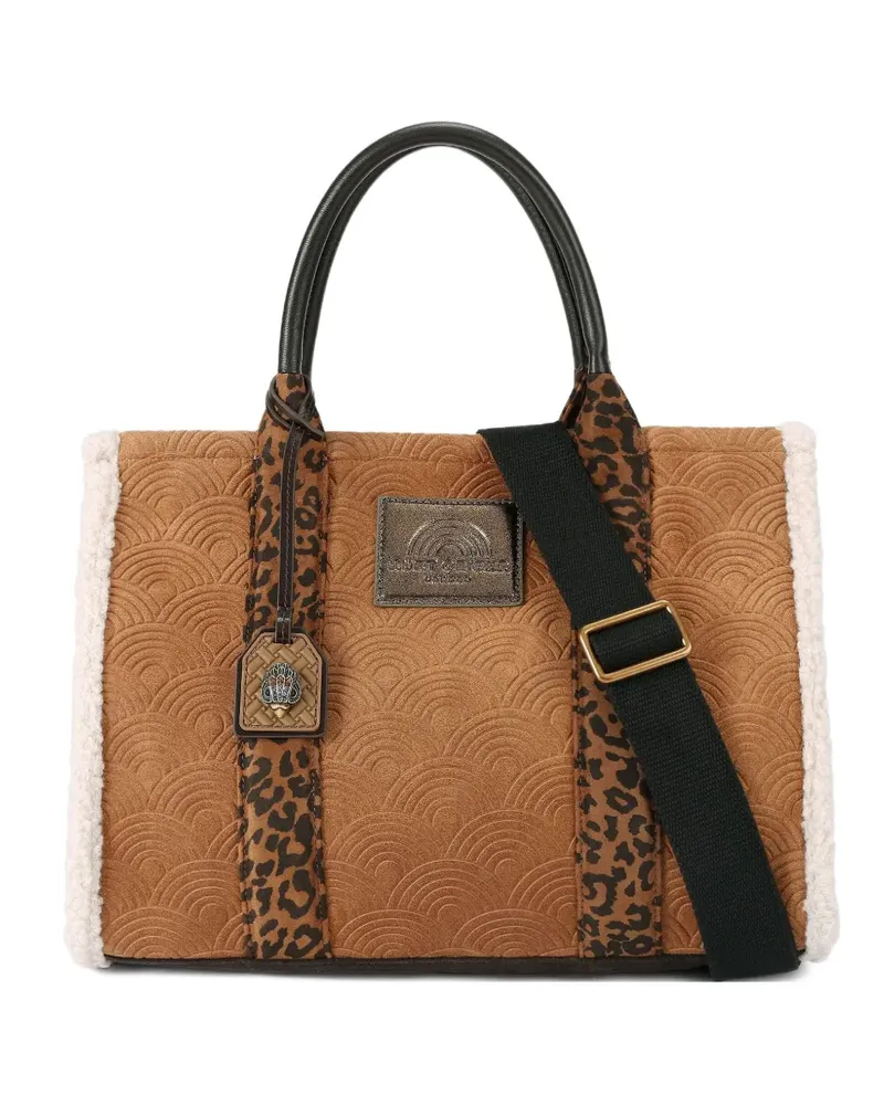 Kurt Geiger Southbank suede tote bag - Braun Braun