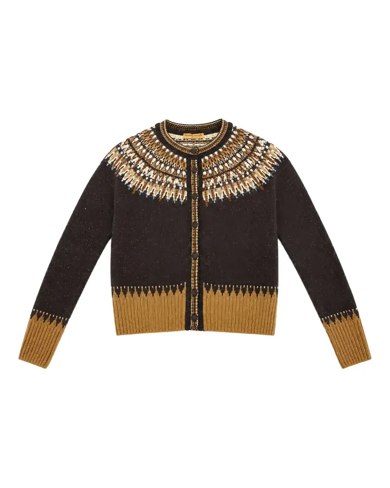 Ermanno Scervino Cardigan mit Kristallen - Braun Braun