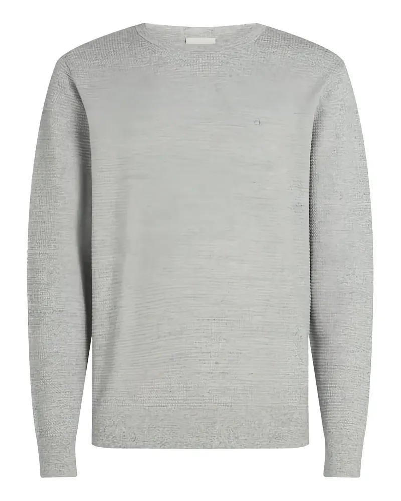 Calvin Klein Pullover in Waffelstrick - Grau Grau