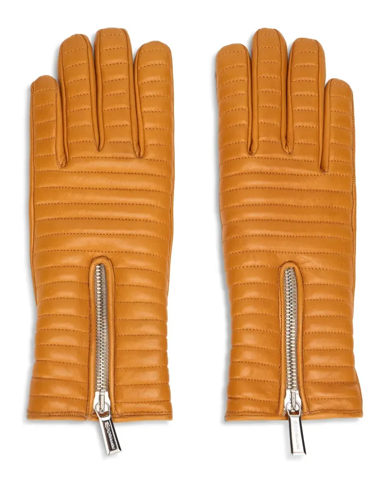 MOORER Gesteppte Handschuhe - Nude Nude