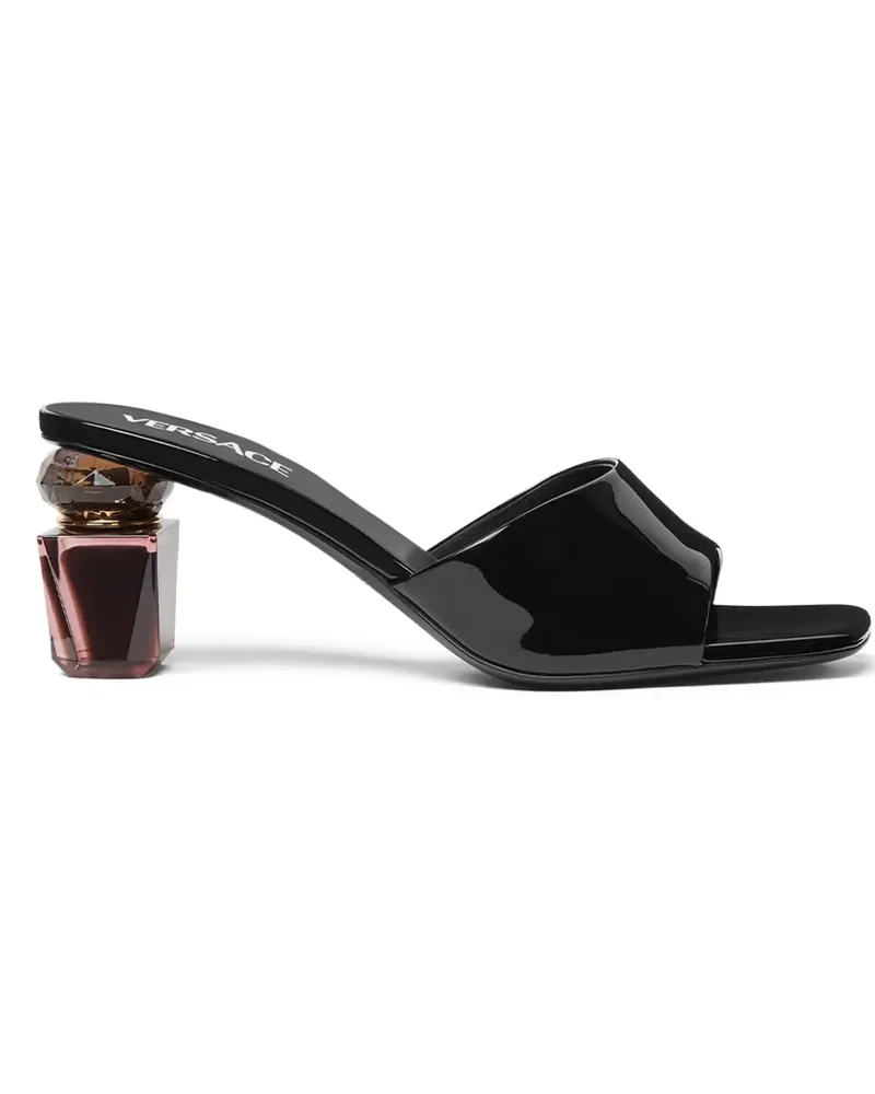 Versace Bright Crystal Mules 70mm - Schwarz Schwarz