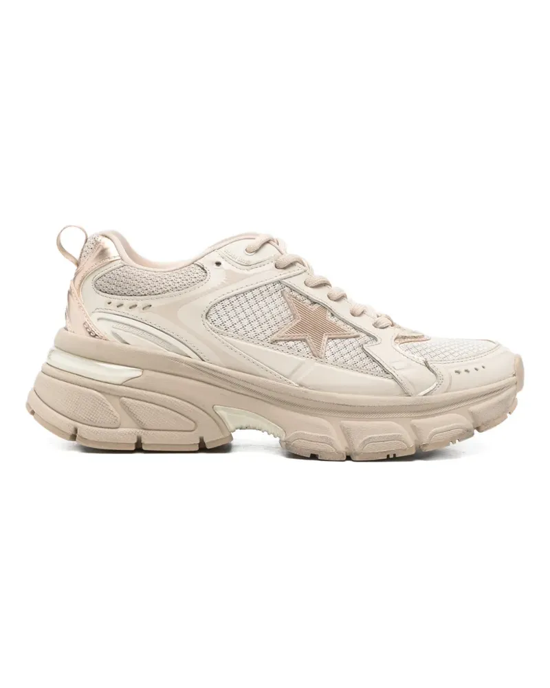 Golden Goose Lightstar Sneakers im Metallic-Look - Nude Nude