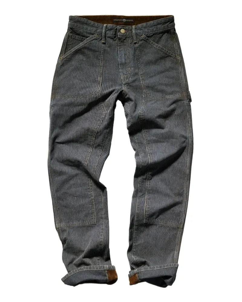 Seven7 Gestreifte Sid Carpenter-Hose - Blau Blau