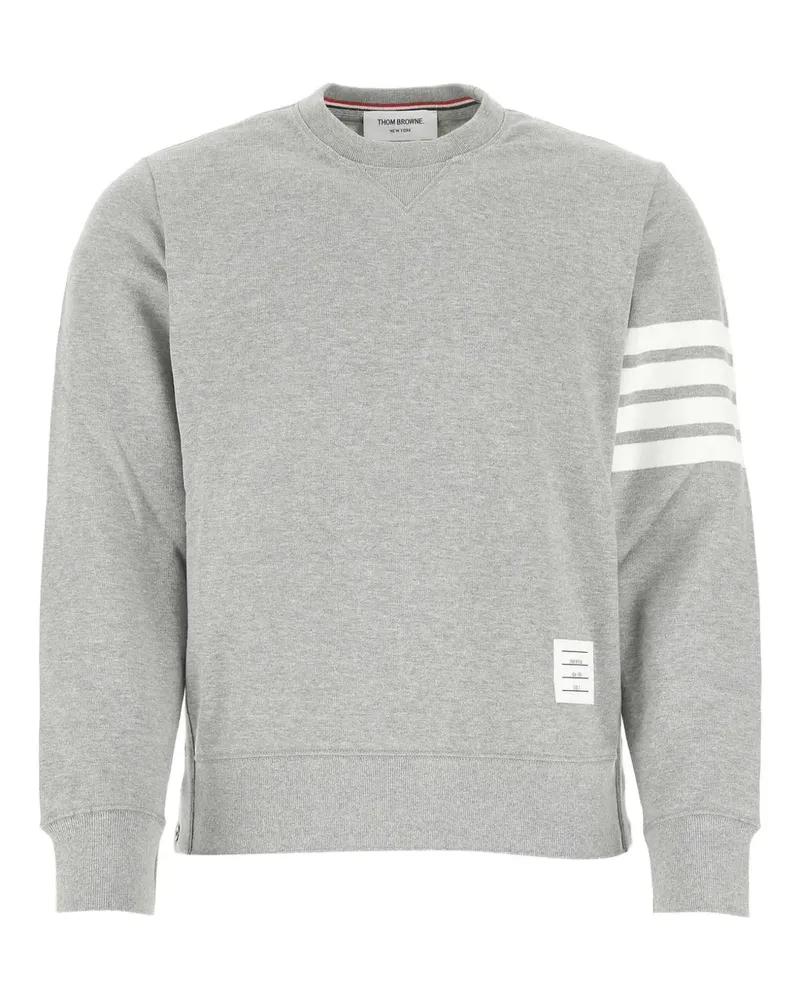 Thom Browne Sweatshirt mit Streifendetail - Grau Grau