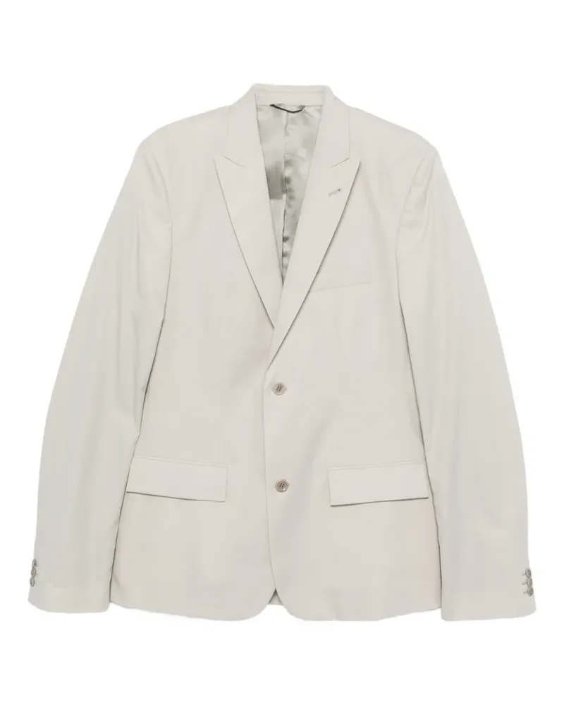 Rier peak-lapel single-breasted jacket - Grau Grau
