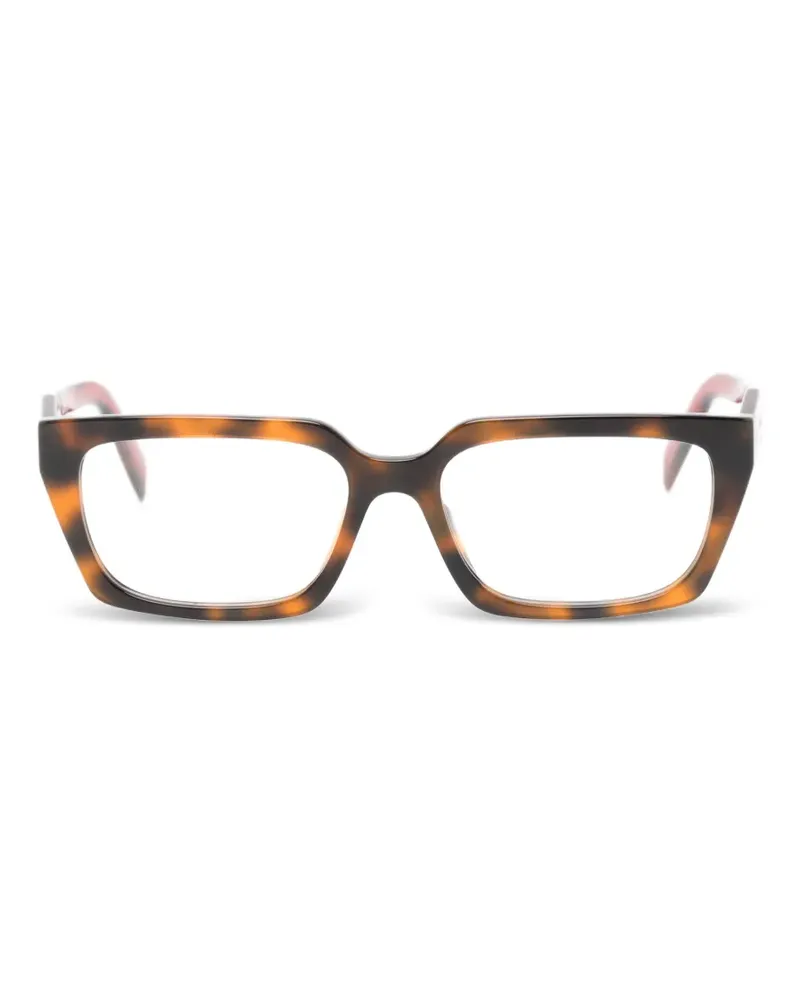 Prada rectangular-frame glasses - Braun Braun