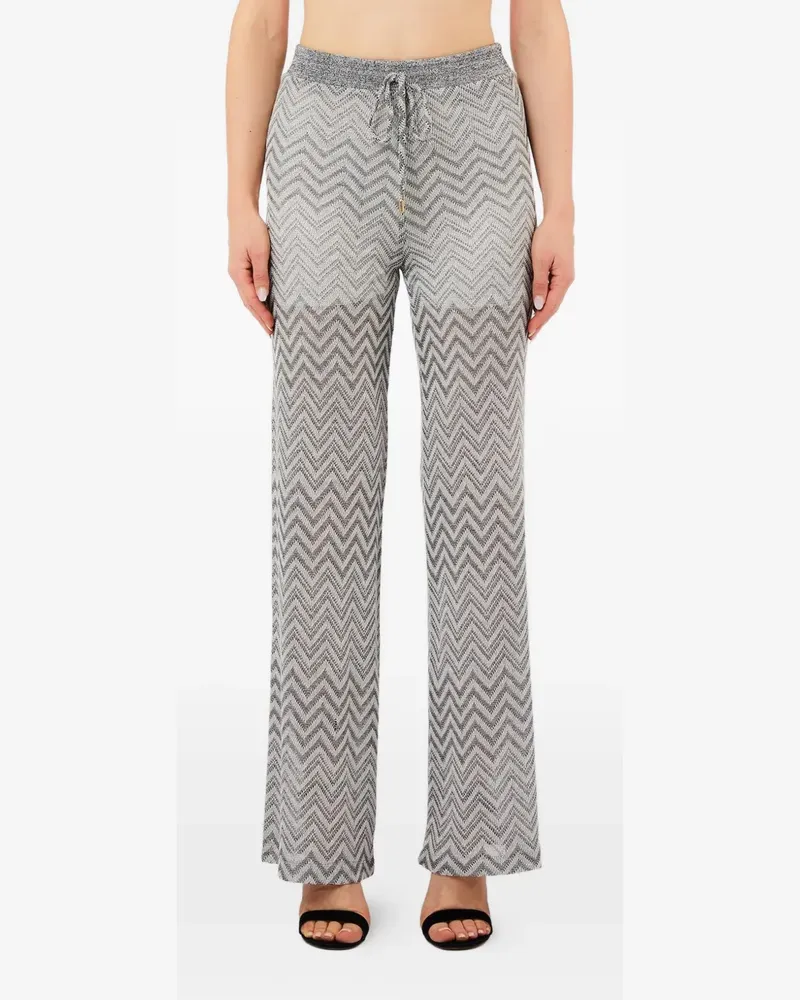 Liu Jo drawstring trousers - Silber Silber
