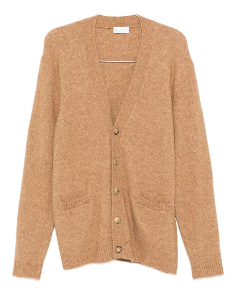 Ballantyne Cardigan mit V-Ausschnitt - Braun Braun