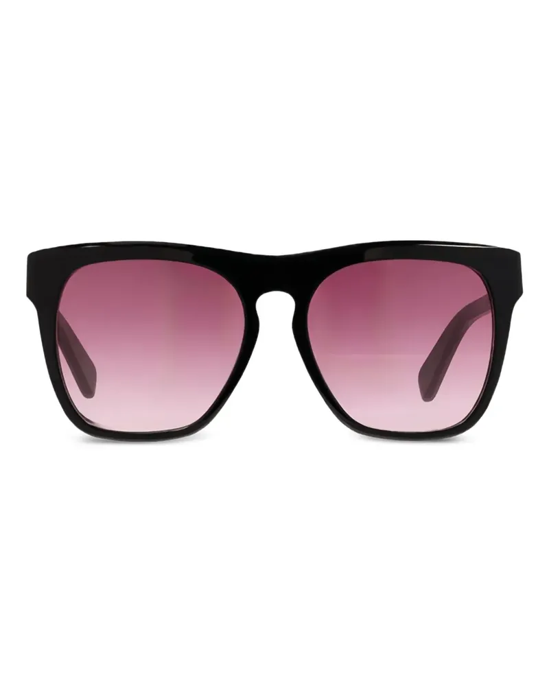 Chloé Sonnenbrille mit eckigem Gestell - Schwarz Schwarz