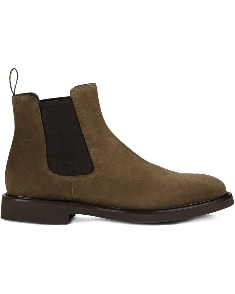 Doucal´s Wildlederstiefel mit elastischen Seiten - Braun Braun