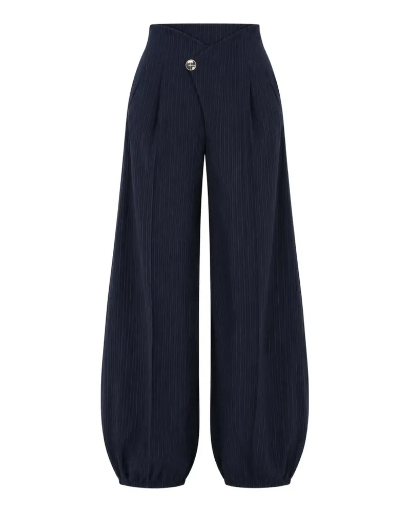 Kocca Evodio Hose mit Nadelstreifen - Blau Blau