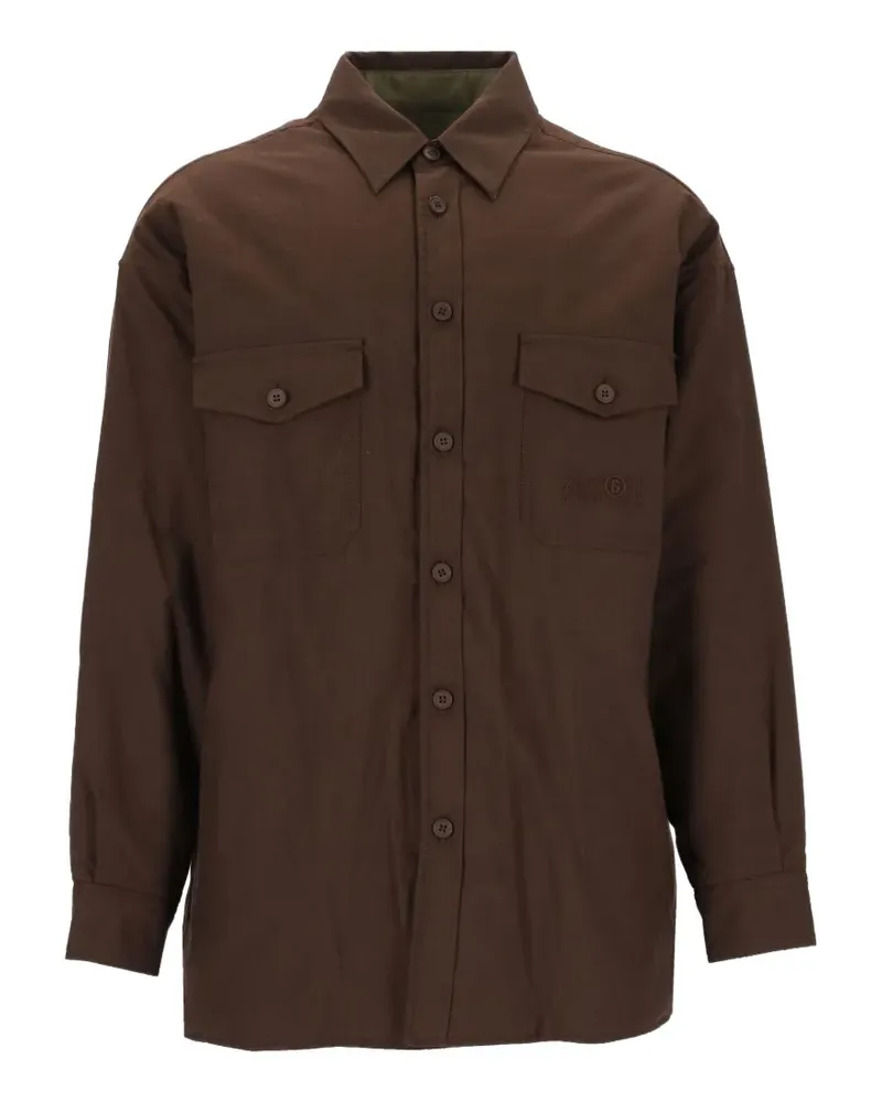 Maison Margiela Wendbares Hemd - Braun Braun