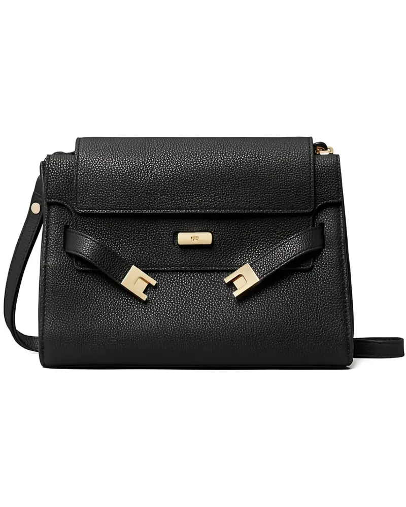 Tory Burch Lee Radziwill Schultertasche mit Klappe - Schwarz Schwarz