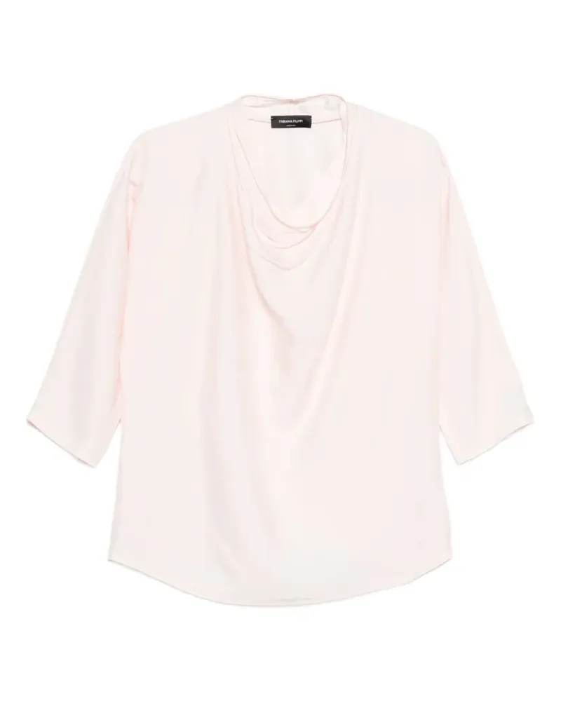 Fabiana Filippi Drapierte Bluse - Rosa Rosa