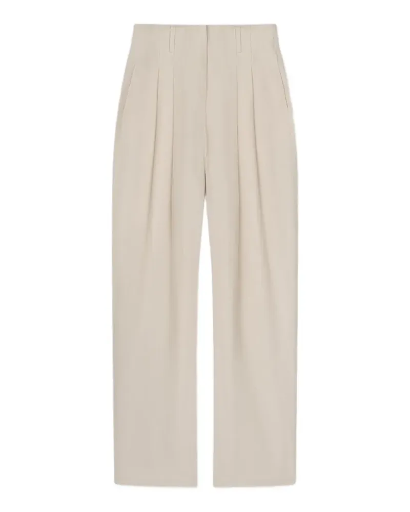 Nanushka Hettie pleated barrel-leg trousers - Nude Nude