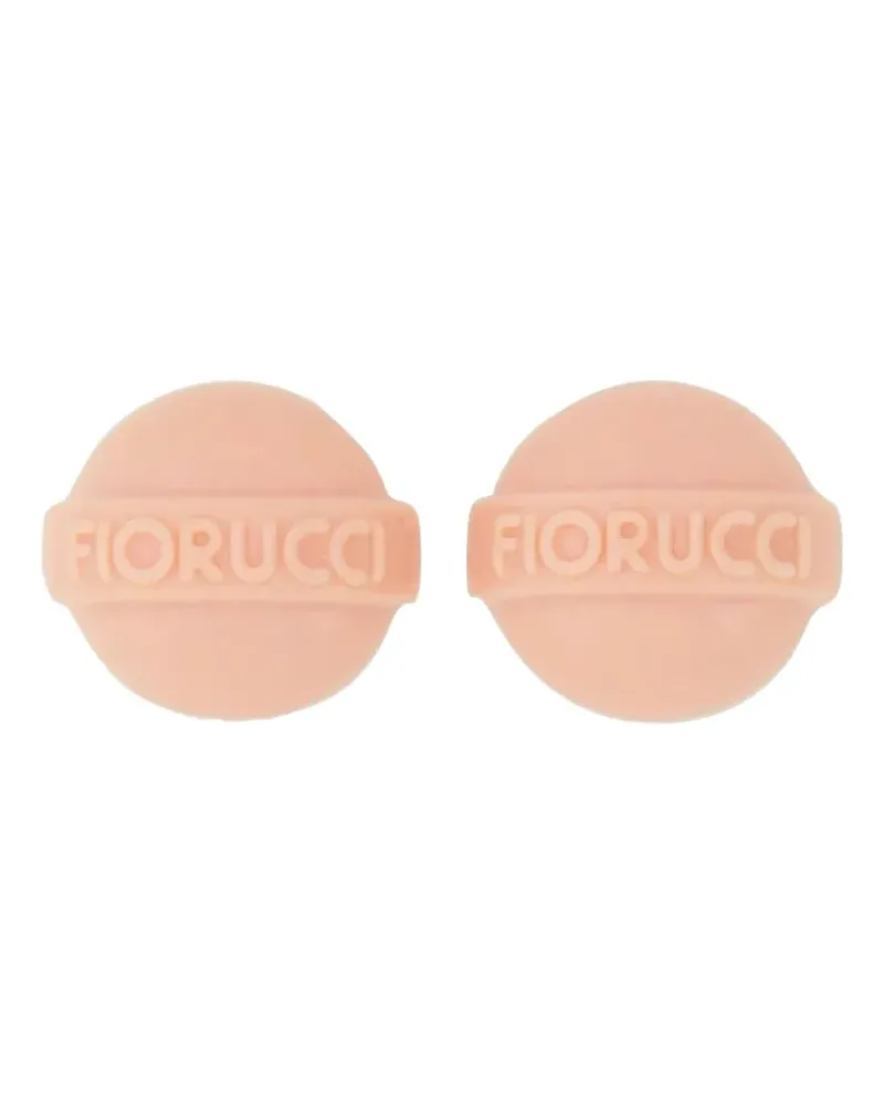 Fiorucci logo stud earrings - Rosa Rosa