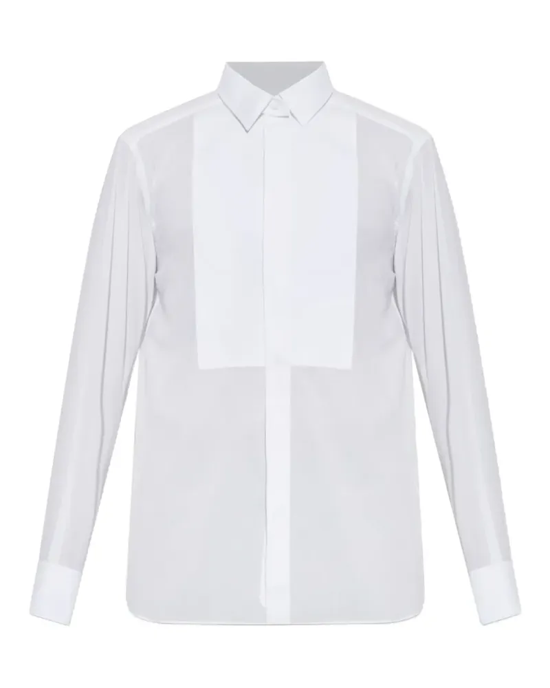 Tom Ford Hemd mit Latz - Weiß Weiß