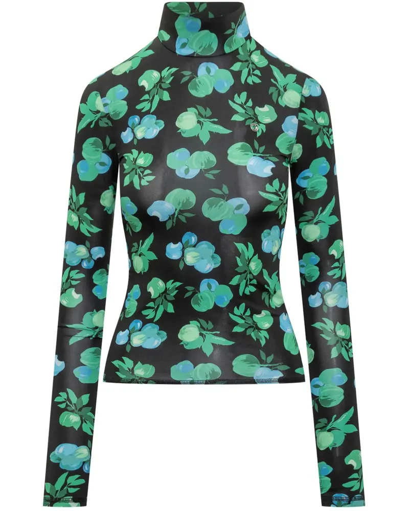 COPERNI T-Shirt mit Apfel-Print - Schwarz Schwarz