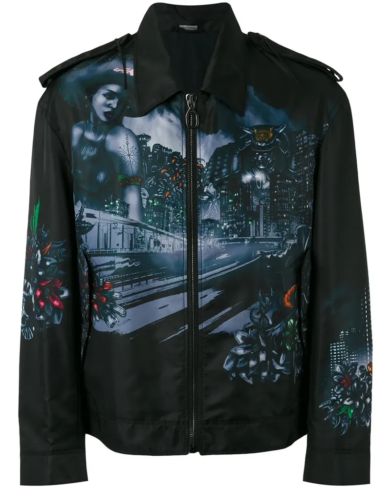 Lanvin Jacke mit Kent-Kragen - Schwarz Schwarz