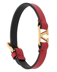 Valentino Garavani Armband mit Logo Rot