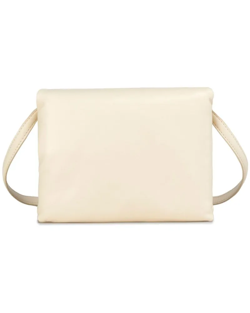 Marni Prisma Clutch aus Leder - Nude Nude