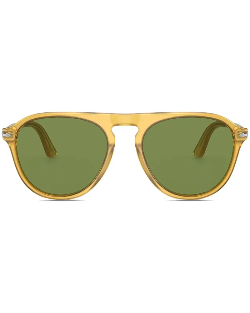 Persol Sonnenbrille mit rundem Gestell - Gelb Gelb