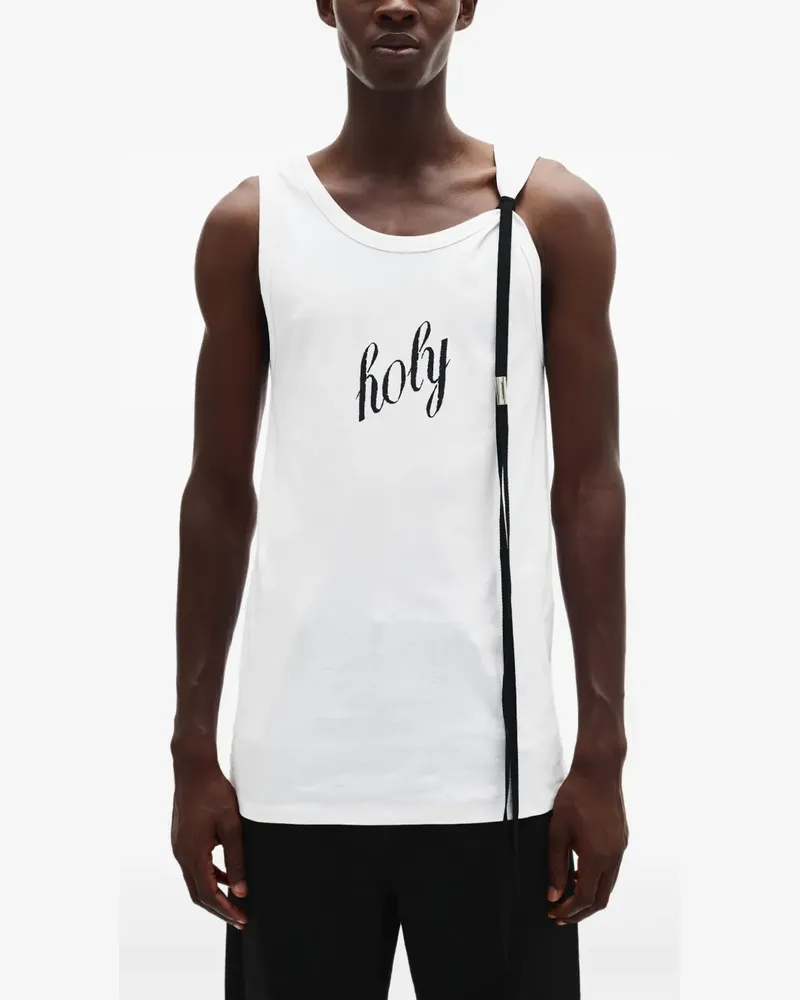 Ann Demeulemeester Holy Tanktop - Weiß Weiß