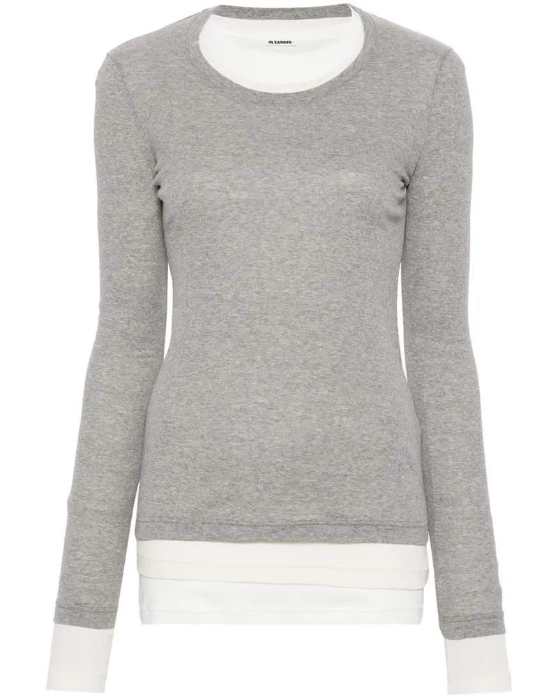 Jil Sander Geripptes T-Shirt (Set aus drei) - Nude Nude