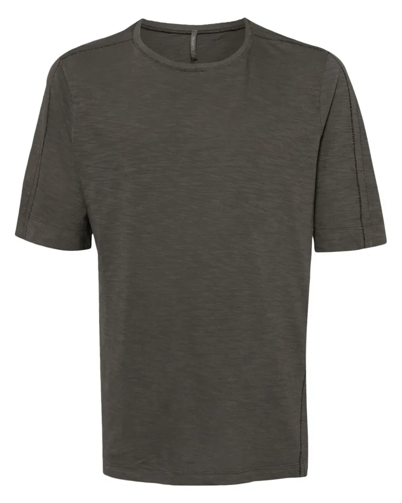 TRANSIT T-Shirt aus Baumwolle - Grau Grau