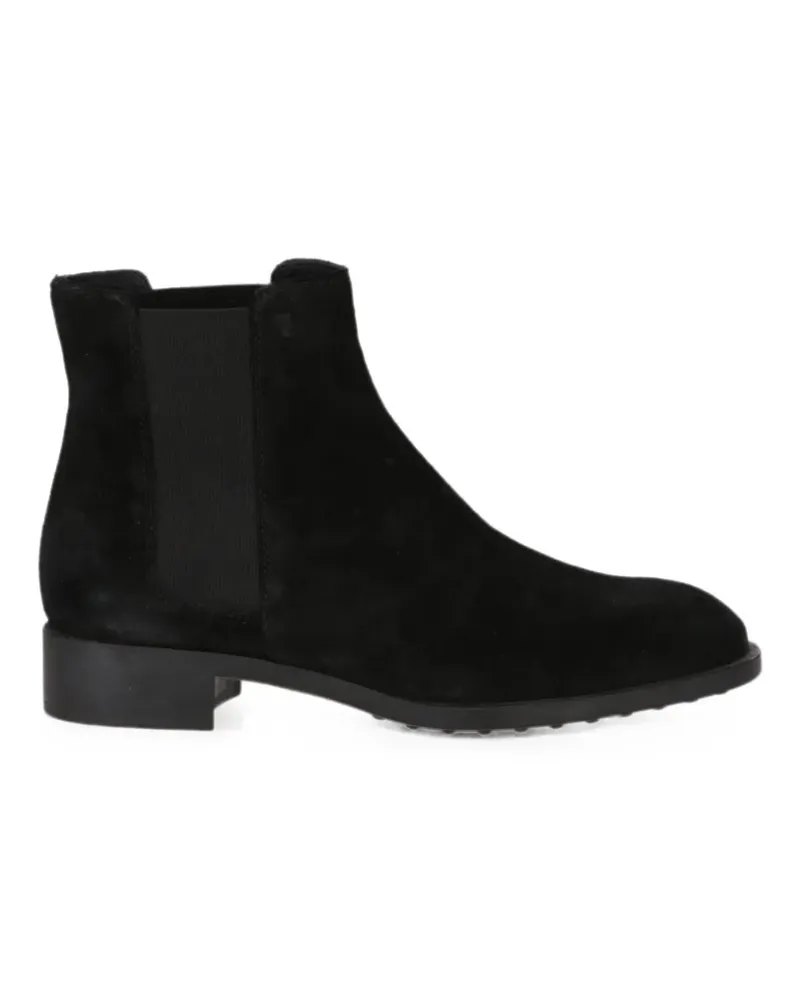 TOD'S almond-toe chelsea boots - Schwarz Schwarz