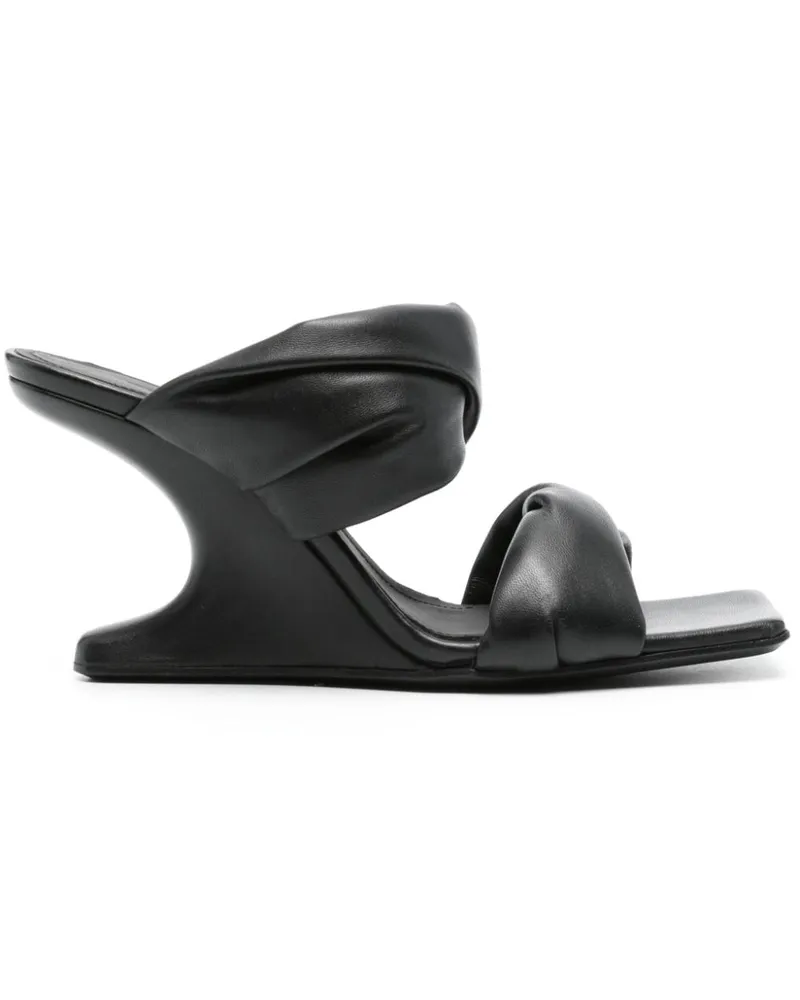 Rick Owens Cantilever Mules 110mm Schwarz