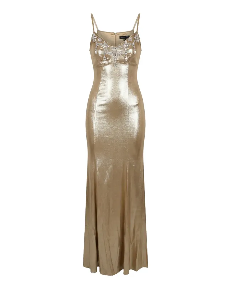 Dolce & Gabbana Kristallverzierte Pumps im Metallic-Look - Gold Gold