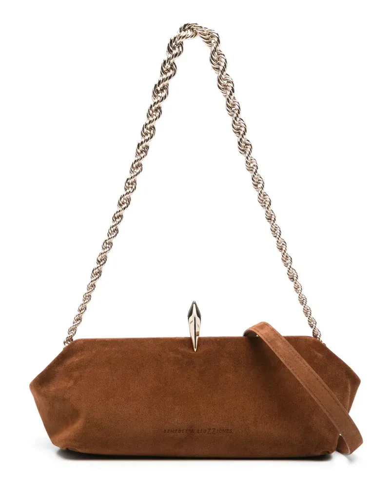 Benedetta Bruzziches Sophia La Petite Schultertasche - Braun Braun