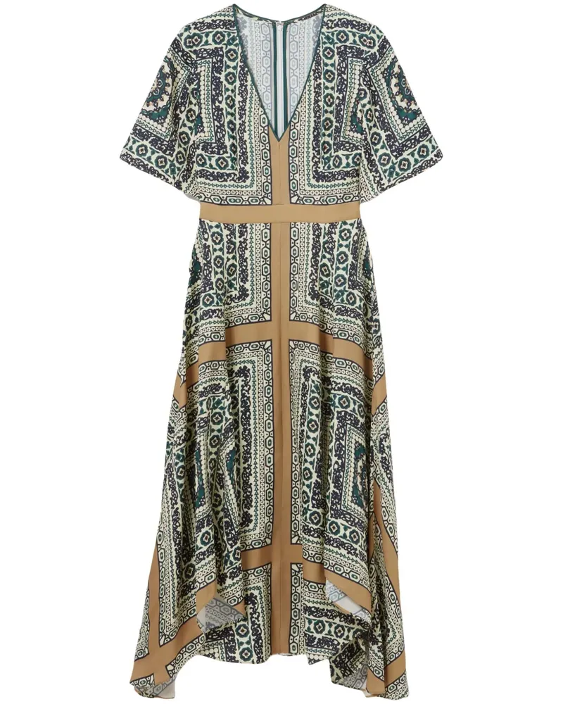 Claudie Pierlot Midikleid mit Print - Nude Nude