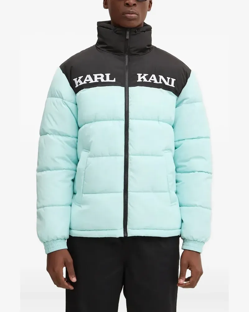 Karl Kani Gefütterte Jacke in Colour-Block-Optik - Blau Blau