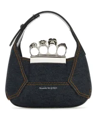 Alexander McQueen The Jeweled Handtasche Blau