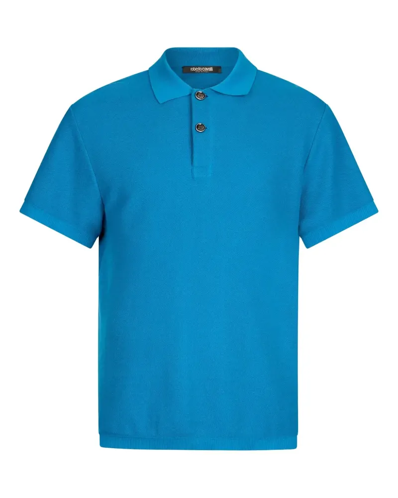 Roberto Cavalli Klassisches Poloshirt - Blau Blau